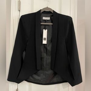 James Jeans Cape Blazer Jacket Black Small